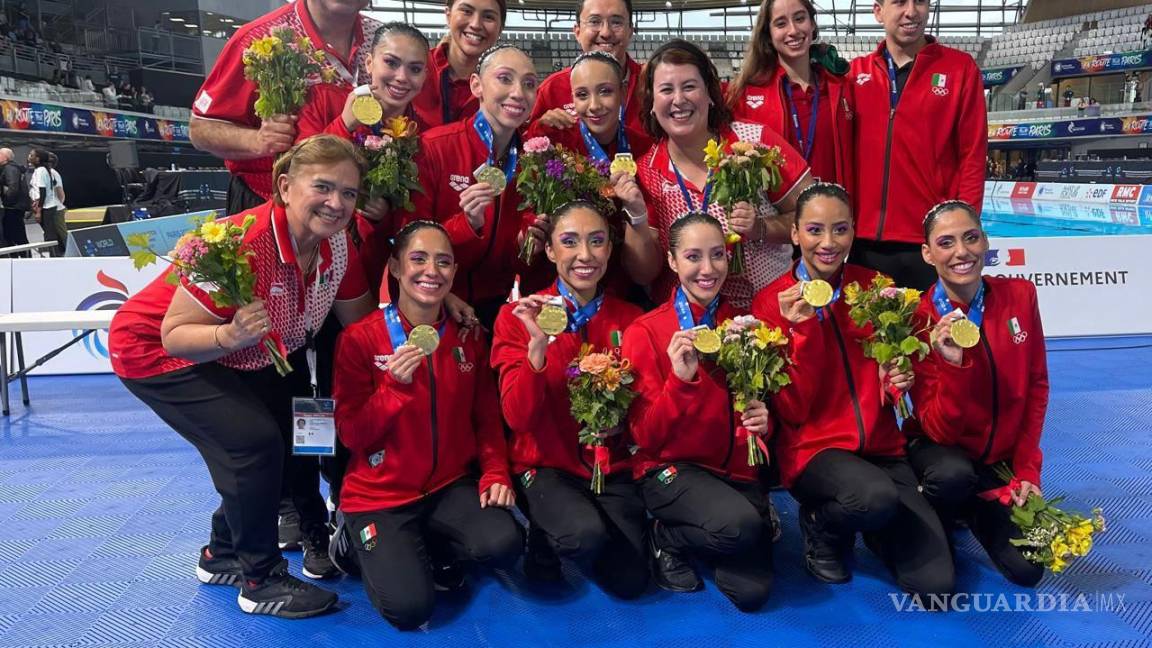 ‘Sirenas mexicanas’ ganan la segunda medalla de oro en la Copa Mundial de París