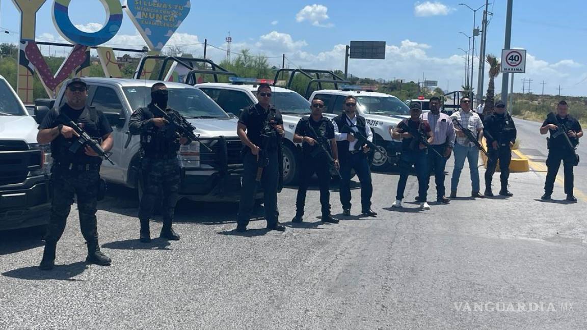 Colocan filtros policiacos en entradas de Monclova ante enfrentamientos al norte de Coahuila
