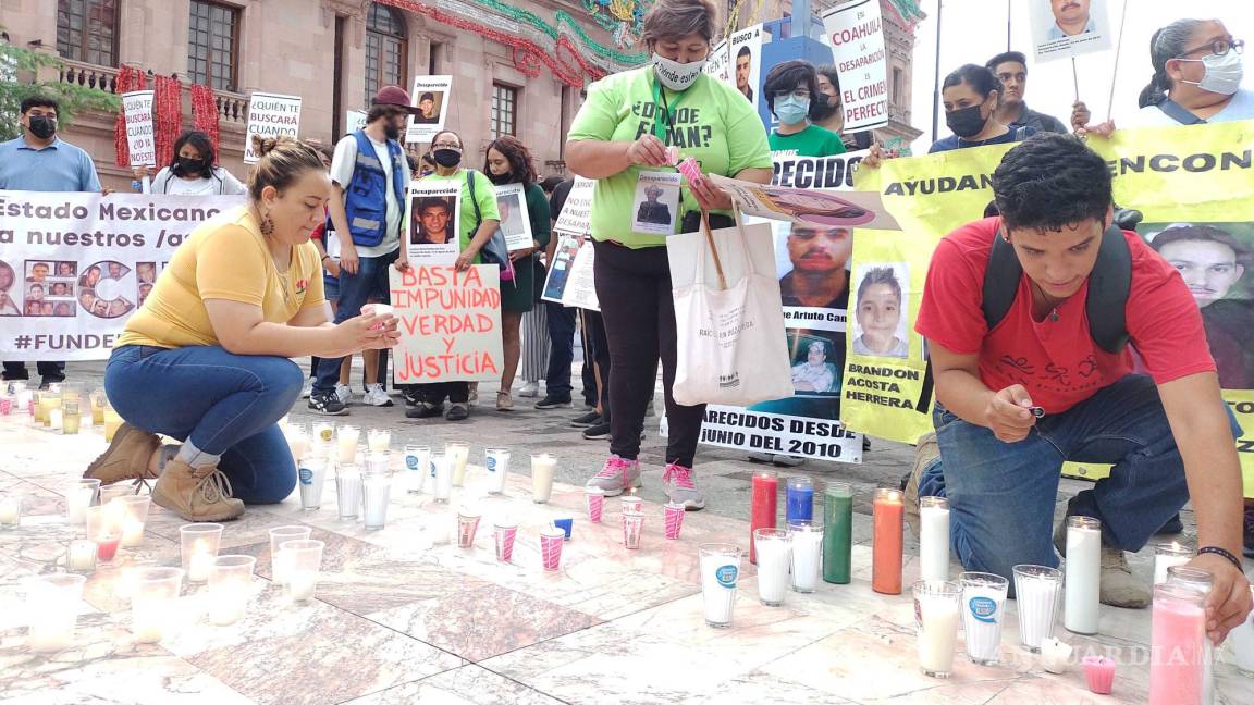 Familias de desaparecidos vuelven a las calles de Saltillo: ‘no vamos a parar’