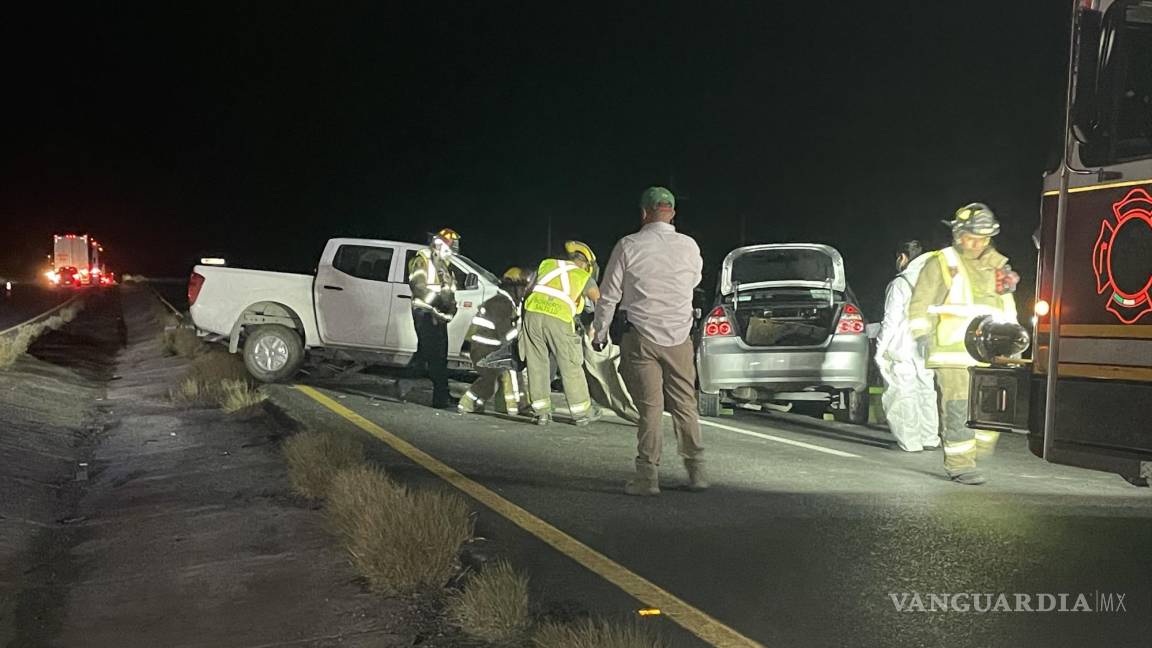 Conductor pierde la vida durante encontronazo en la carretera a Torreón