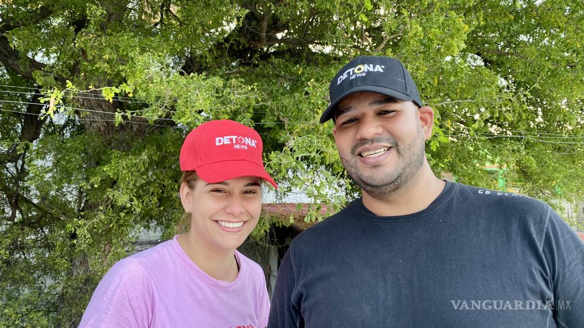 $!Ericka y Richard, a su paso por Monterrey. Hoy ya están en EEUU.