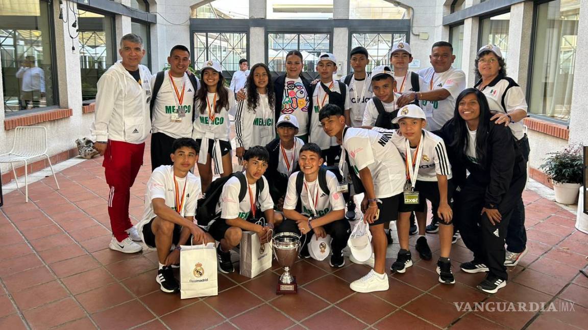 ¡Todo un orgullo! Jóvenes de Nuevo León conquistan torneo internacional organizado por el Real Madrid
