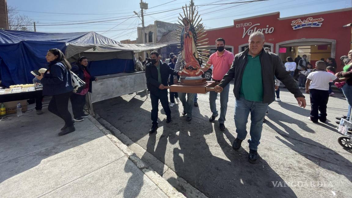 Saltillo: piden taxistas a la Virgen de Guadalupe que acabe conflicto con InDriver