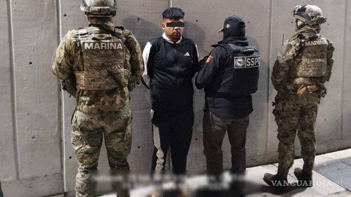 $!Marina detiene a ‘El Hacha’, presunto líder de una célula del CJNG, en Tlaxcala