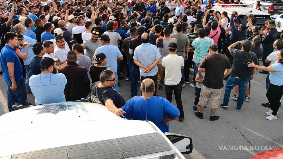 $!Autoridades y conductores refrendan compromiso por mantener a Saltillo como una de las ciudades más seguras del país.