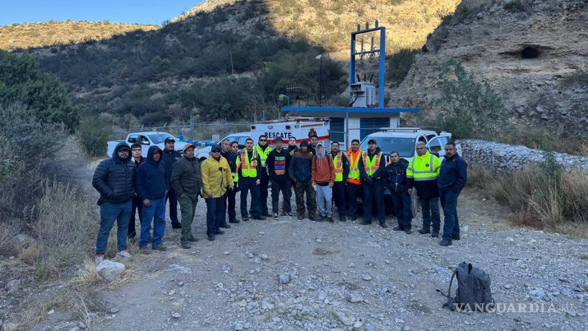 Rescatan a 3 jóvenes extraviados en el Cañón de San Lorenzo