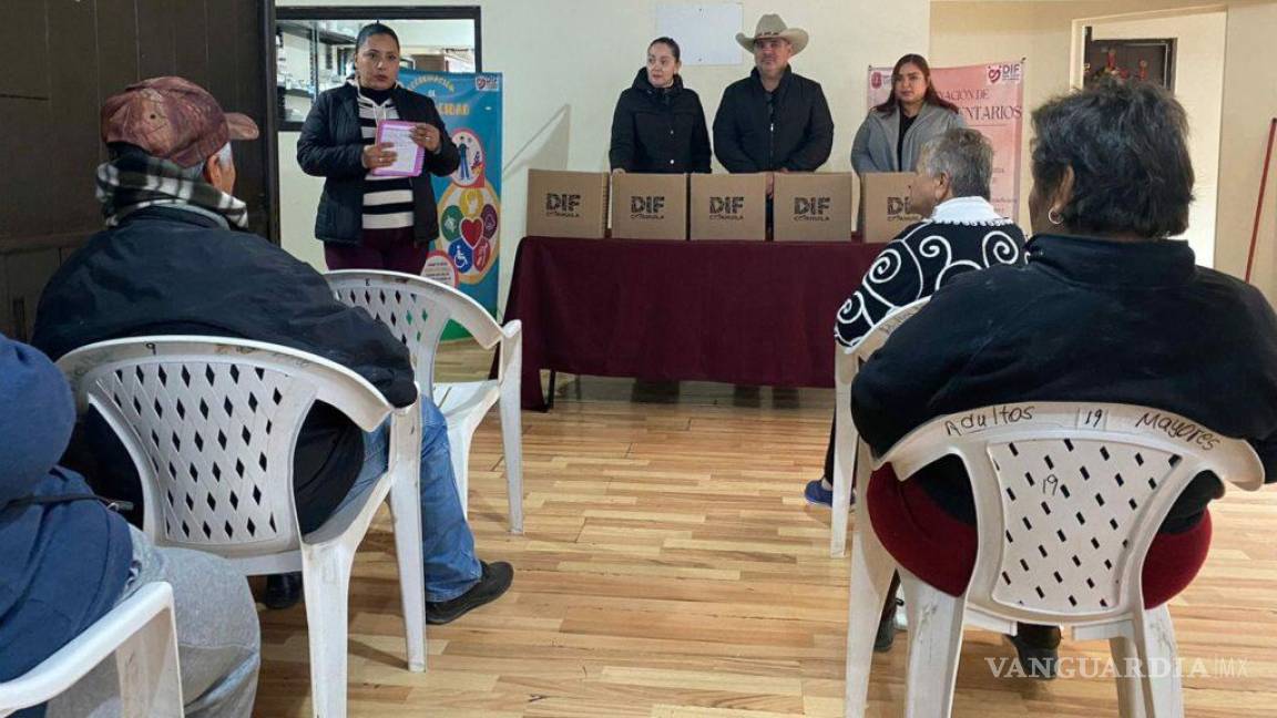 DIF San Juan de Sabinas hace entrega de apoyo alimentario a personas de atención prioritaria