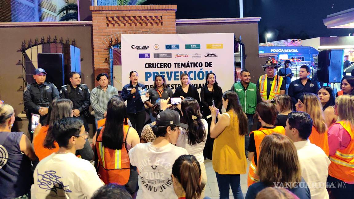 Estudiantes y autoridades se unen para prevenir accidentes viales en Saltillo