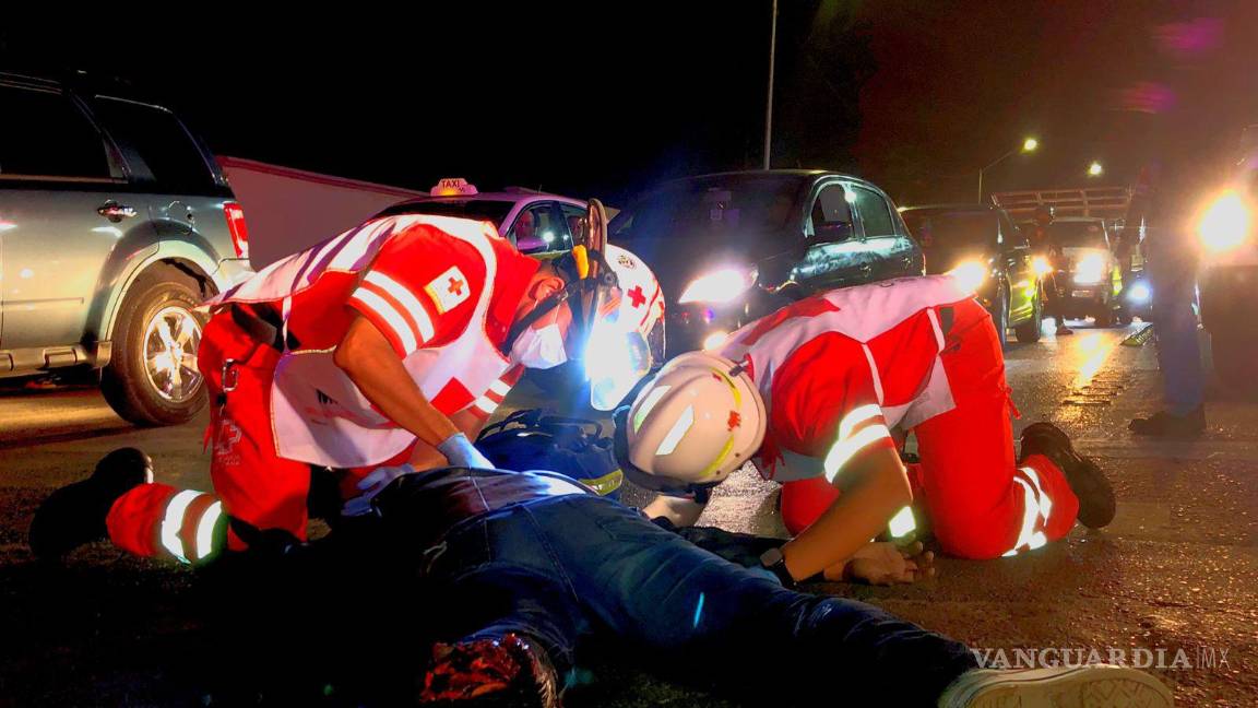 $!El conductor de la moto no soportó las lesiones producto del encontronazo.