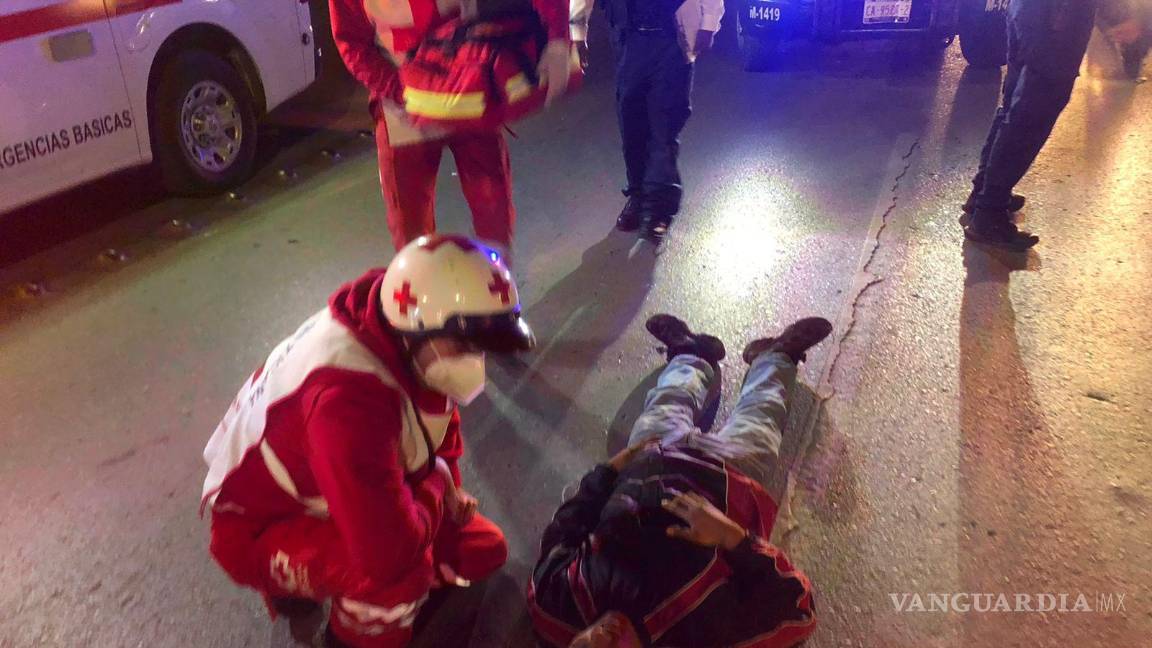 Arrollan a motociclista en el V. Carranza de Saltillo y se dan a la fuga