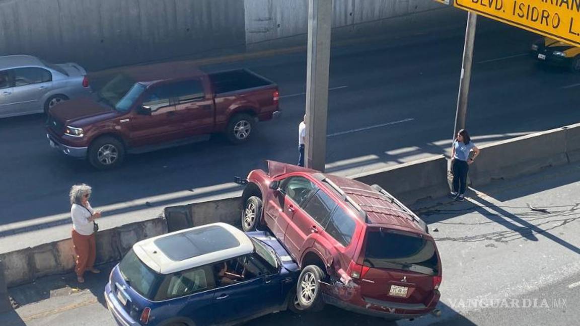 $!A pesar del fuerte impacto, no hubo lesionados.