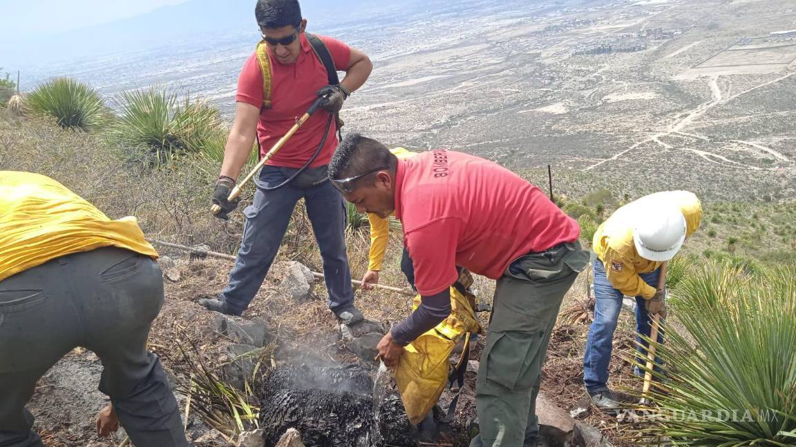 $!Al poner el marcha el protocolo de acción evitaron que el fuego se propagara.