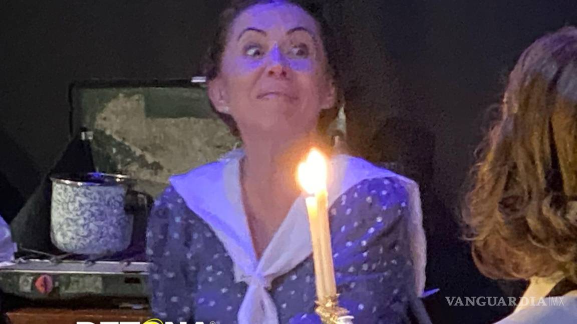 $!Escena de la obra de teatro sobre Ana Frank.