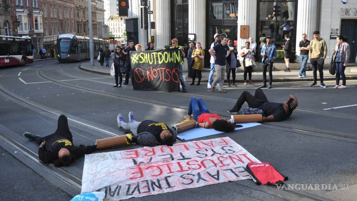 Protestas antirracistas en el Reino Unido del movimiento &quot;Black Lives Matter&quot;