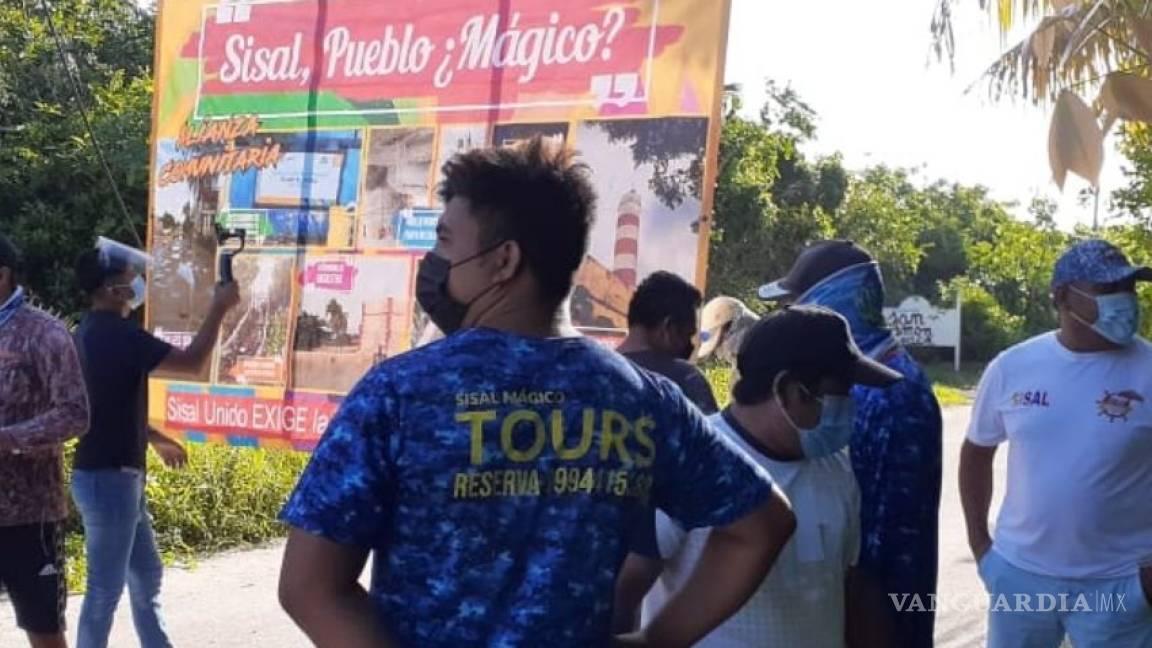 Ser &quot;Pueblo Mágico&quot; solo sirve a inversionistas, dicen pobladores de Sisal, Yucatán