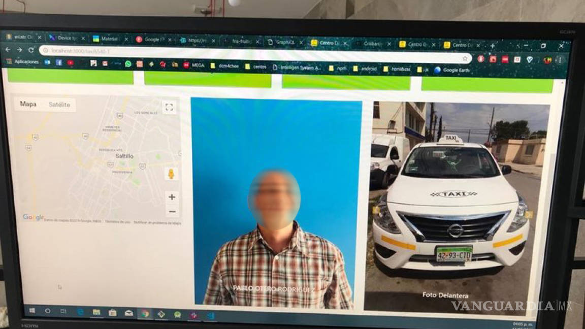 En Saltillo taxista viola a pasajera y lo localizan con GPS; ya se encuentra en el penal