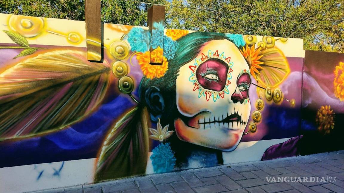 Embellecen al Panteón Guadalupe de Monclova con murales