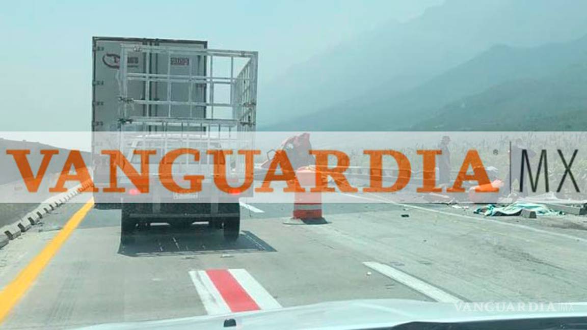 $!Atropellan a trabajadores en la Saltillo-Monterrey; reportan un muerto