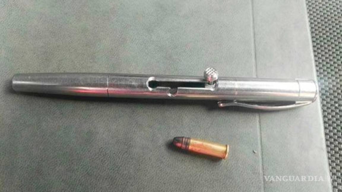 Pluma pistola... el arma que probablemente mató a Aideé y que se consigue por menos de mil pesos en Internet