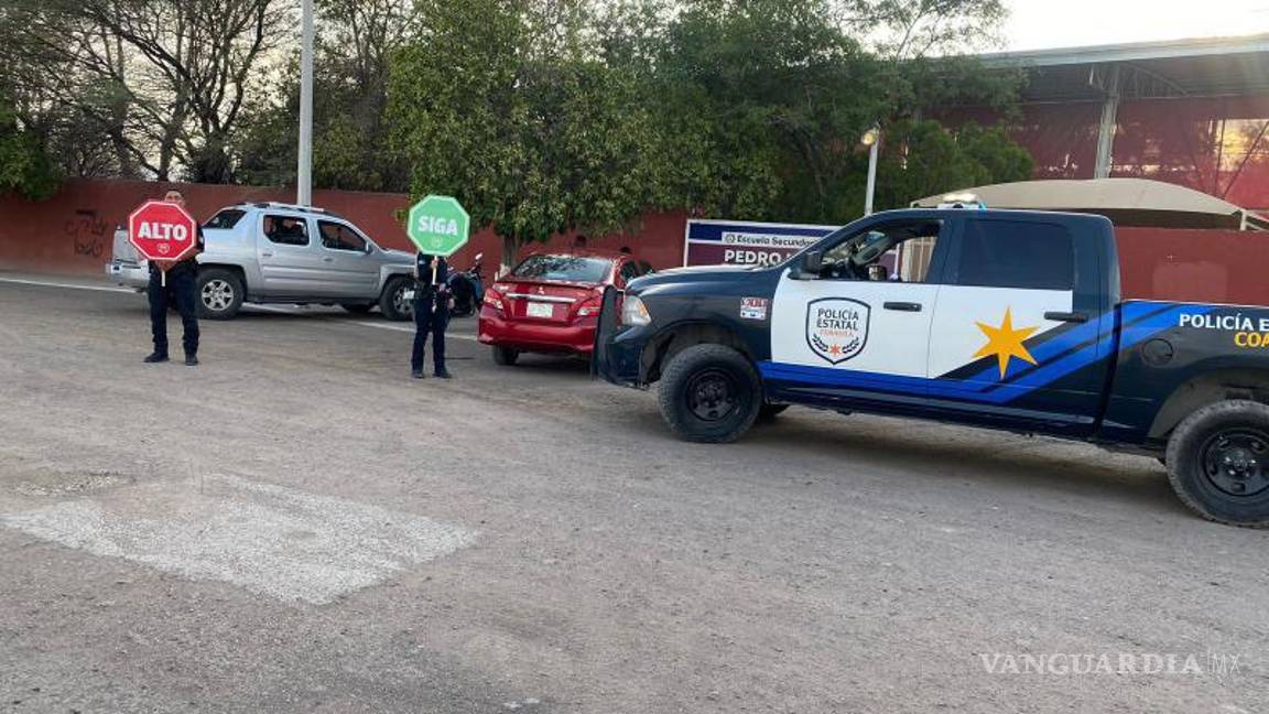 $!La Policía Estatal intensifica la vigilancia en los alrededores de las instituciones educativas.