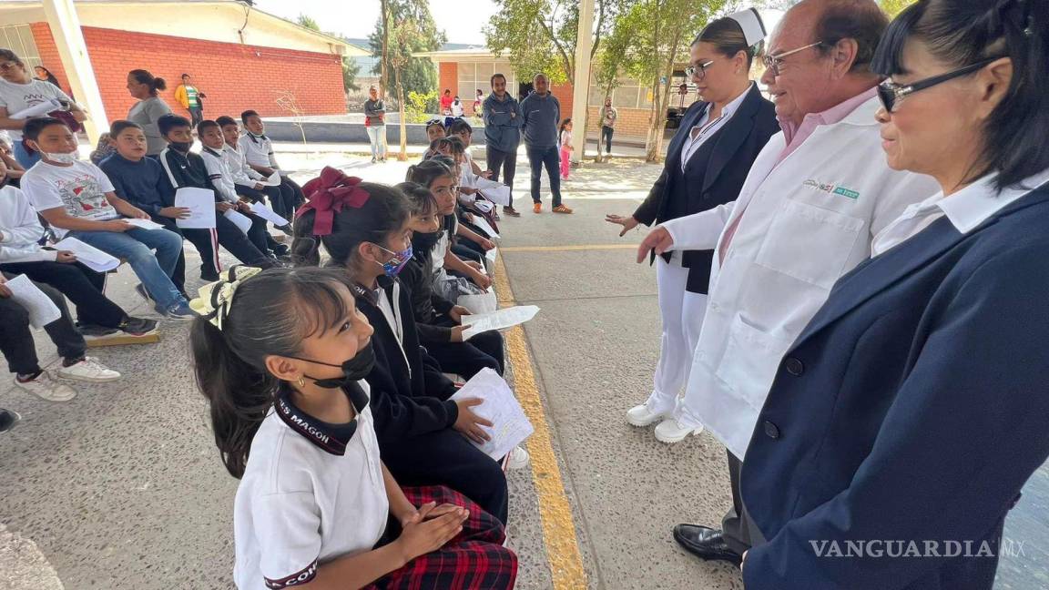 Aplican en Coahuila más de 42 mil dosis pediátricas contra el COVID-19 en escuelas
