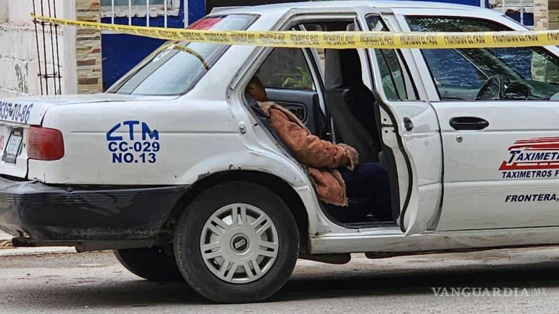 Fallece maestra a bordo de un taxi en Frontera, Coahuila; se presume fue por infarto