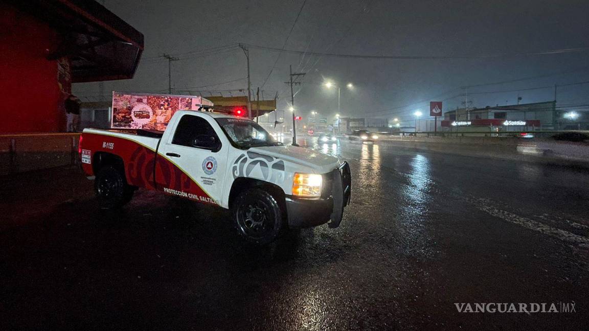 Alcalde de Saltillo realiza recorridos de supervisión durante lluvias