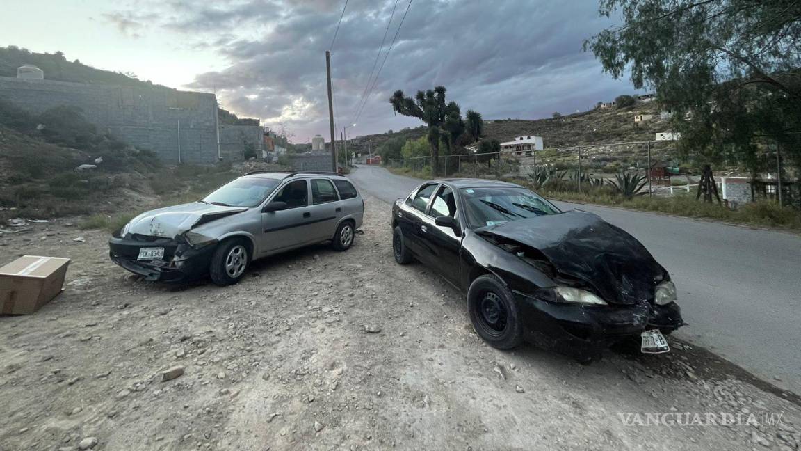 Accidente automovilístico deja dos menores heridos, en Saltillo