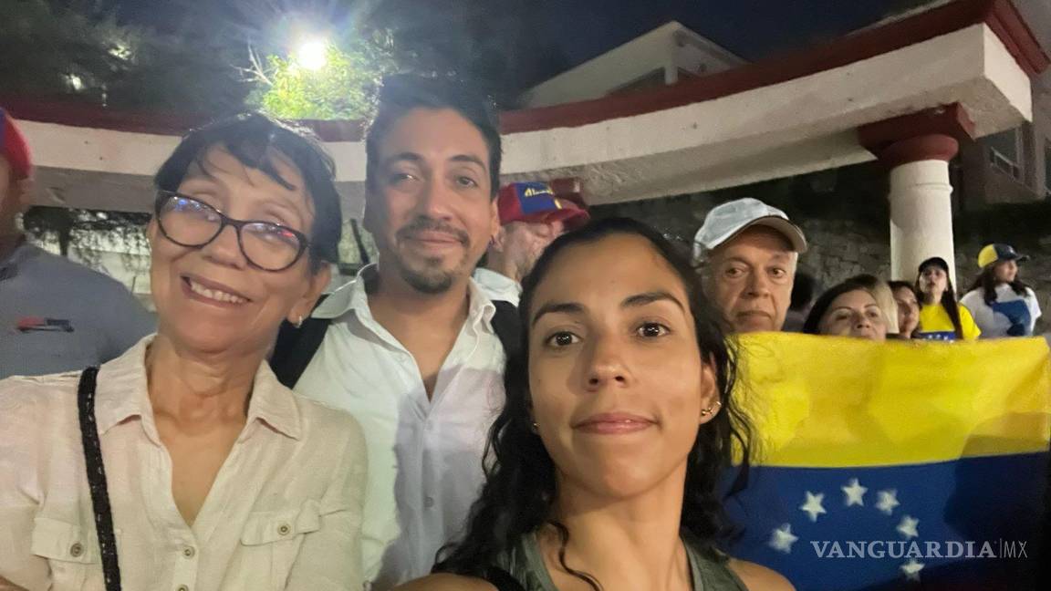 $!Venezolanos de Monterrey piden caída de Maduro.