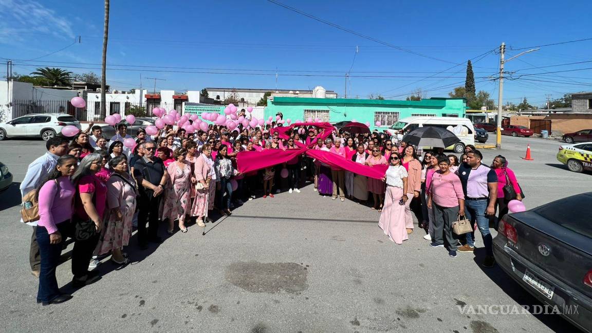 Monclova y Frontera se pintan de rosa en Día Internacional de la Lucha Contra el Cáncer de Mama