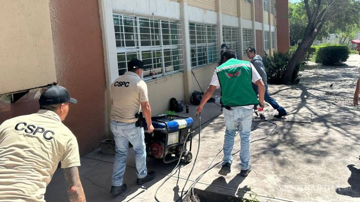 $!La Policía Municipal intensifica su presencia en la escuela para prevenir futuros actos de vandalismo, asegurando un entorno educativo seguro y libre de incidentes.