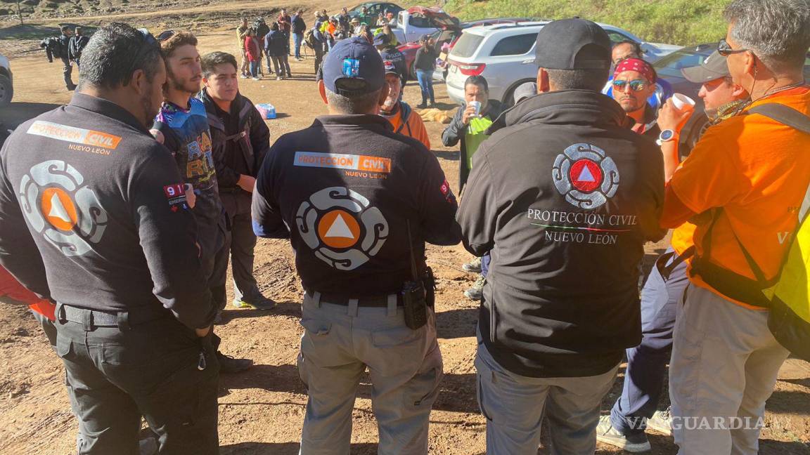 Se suma PC Nuevo León a búsqueda de senderista extraviada en Sierra de la Marta