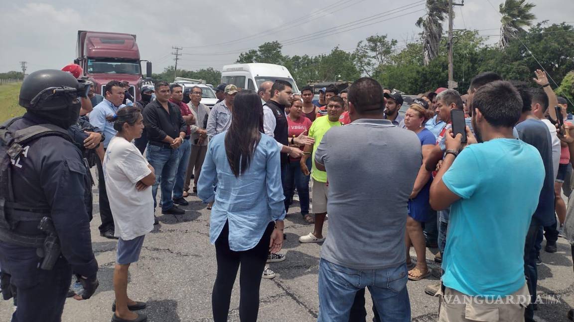Acusan a la Guardia Nacional por desaparición de dos menores en Tamaulipas, bloquean carretera