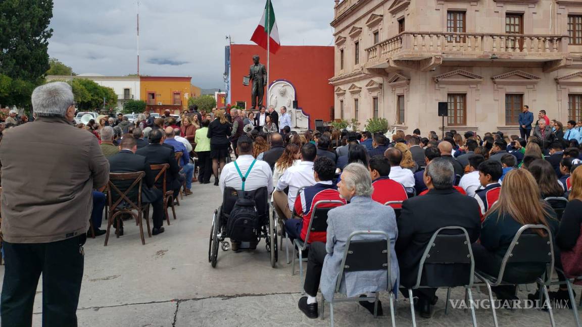 $!Este homenaje no solo es un tributo a la memoria de Francisco I. Madero, sino también un recordatorio de los valores que él representaba.