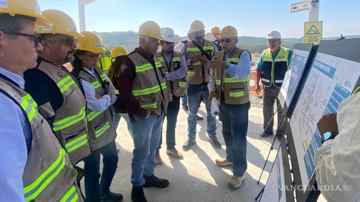 Conagua realiza visita de inspección a la Presa Libertad en Linares, Nuevo León