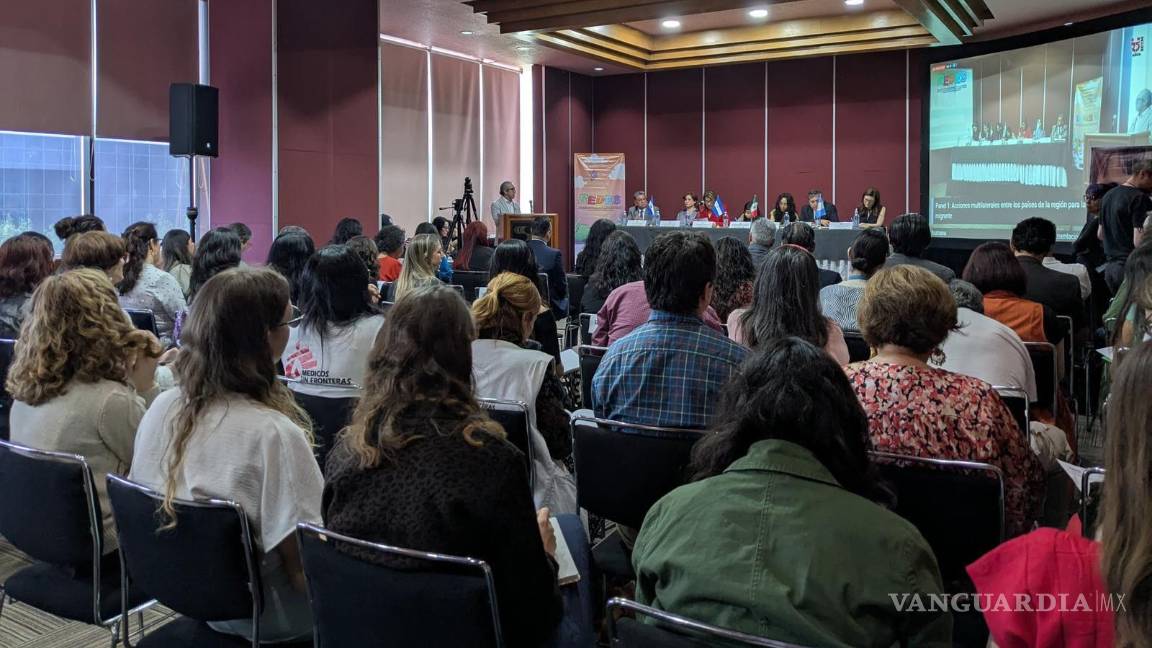 $!”Los flujos en la tendencia de la migración en México, Guatemala, Honduras, El Salvador sigue muy activa”, dijo en su participación Tania Ramírez.