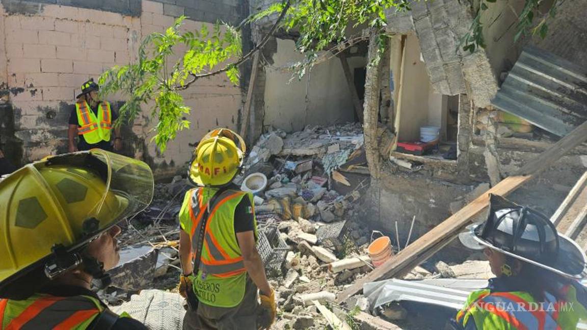 $!El inmueble quedó destrozado.