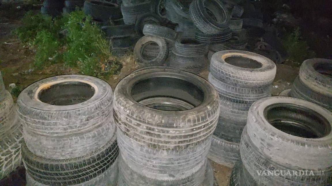 Contaminación por neumáticos inservibles en Parras pone en riesgo la salud de sus habitantes