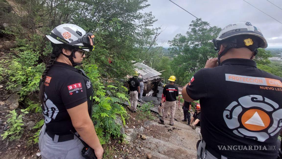 Nuevo León: Muere hombre cuando su casa es alcanzada por deslave