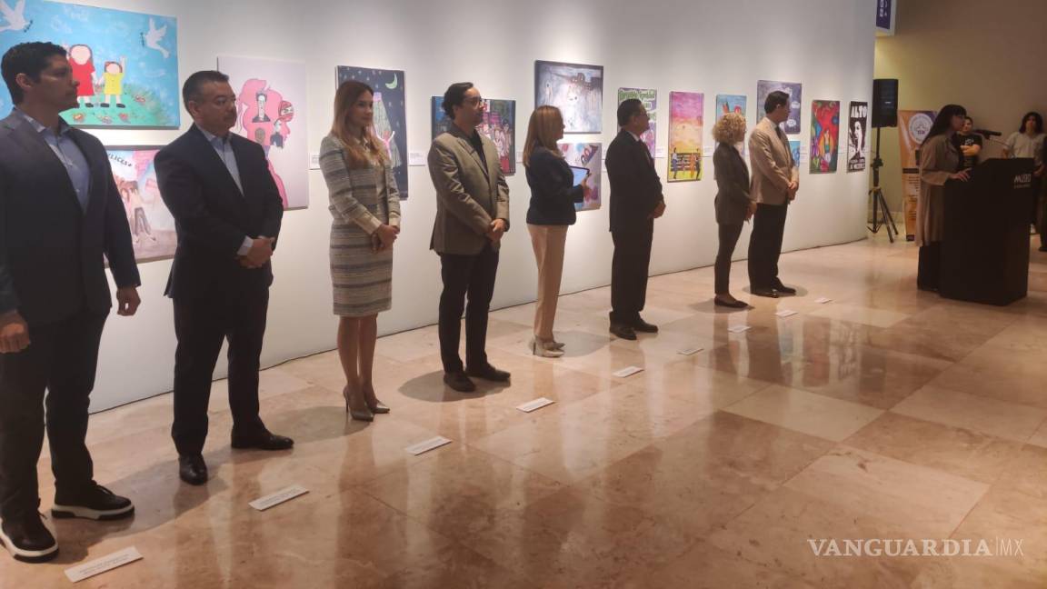 Niños de Nuevo León piden a través del arte una vida libre de violencia para las mujeres