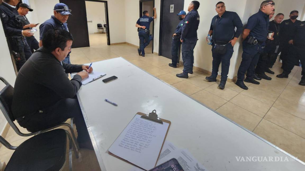 Aplican sorpresivo examen antidoping a 76 policías municipales de Piedras Negras