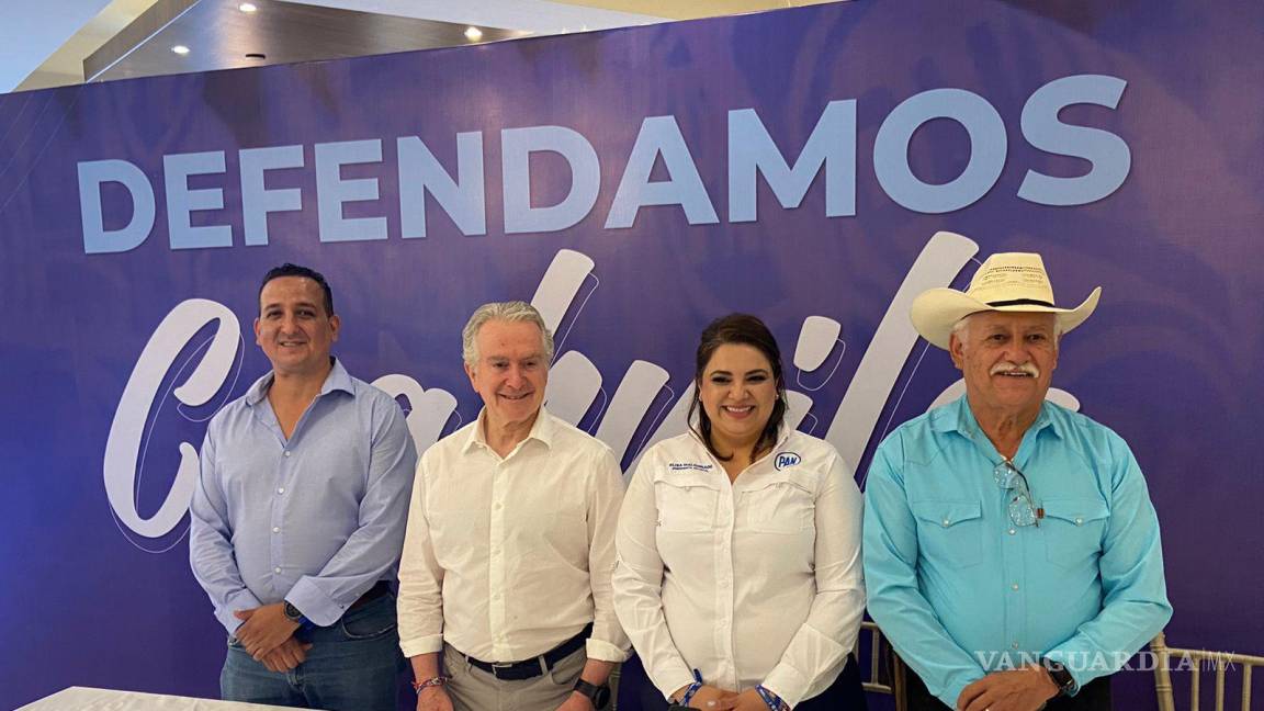 Pide Santiago Creel a panistas apoyar a Manolo Jiménez en la elección del 4 de junio en Coahuila