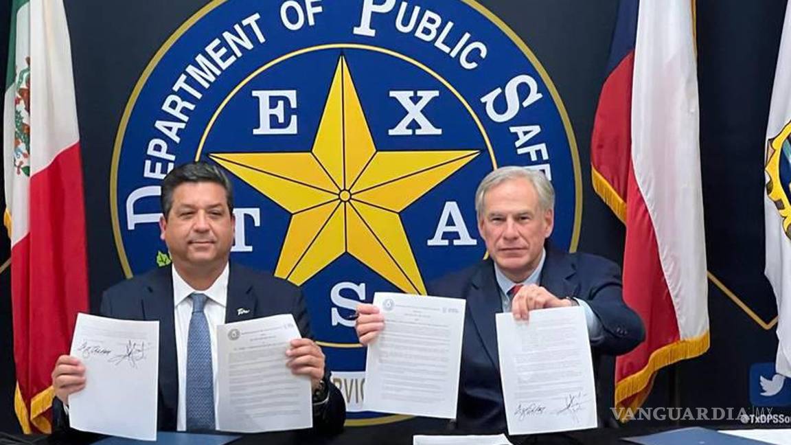 $!Los gobernadores de Tamaulipas y de Texas.