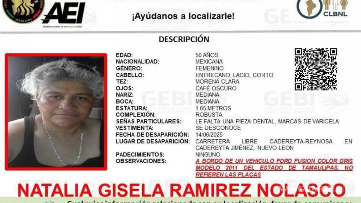 $!Nuevo León: Alarman desapariciones en la Carretera a Reynosa; buscan a tres mujeres y un enfermero