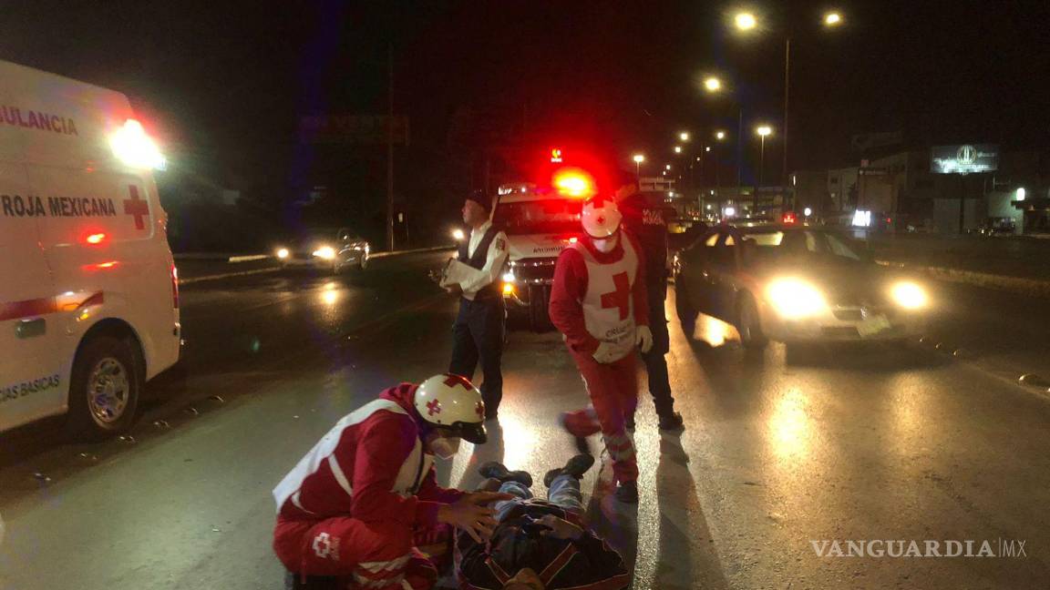 Arrollan a motociclista en el V. Carranza de Saltillo y se dan a la fuga