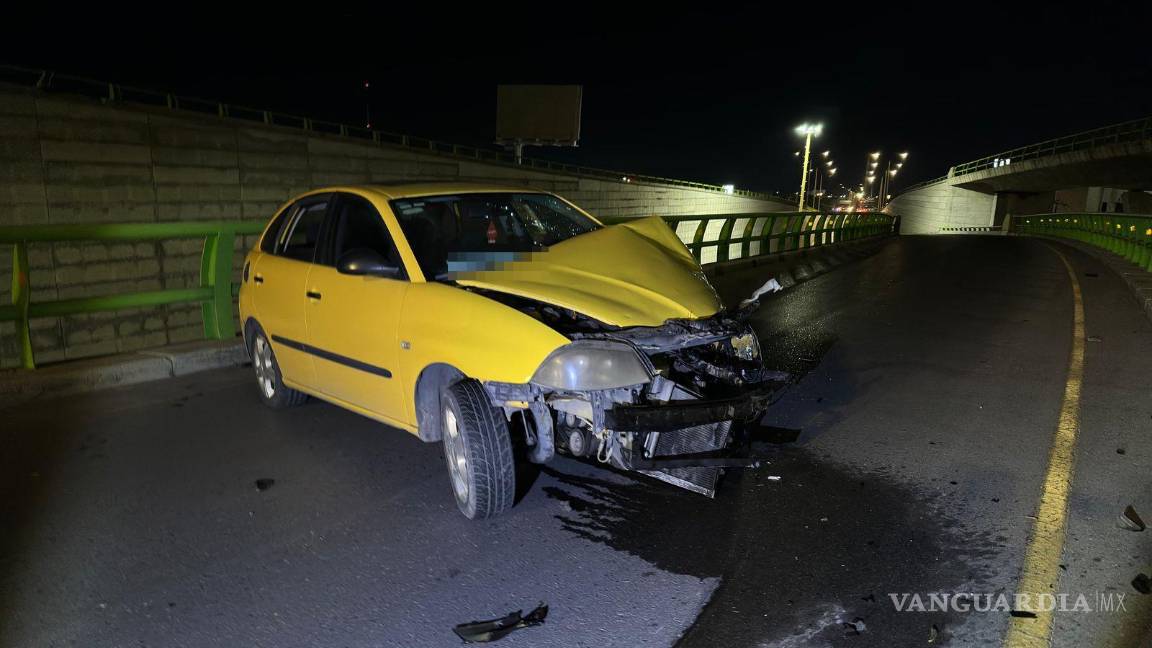 $!A pesar de la magnitud del choque, el conductor resultó ileso, aunque presentaba signos de ebriedad.