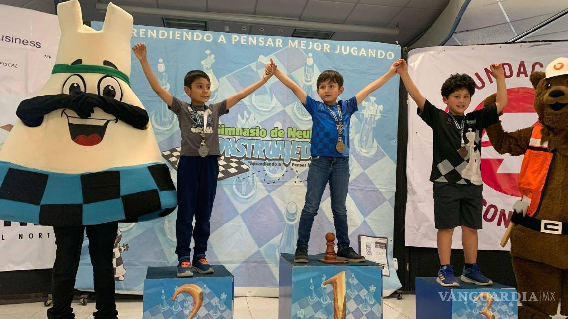 $!La categoría más joven vio a Matías Mares Meza coronarse campeón, seguido de Santhiago Ledezma y Eiden Muñiz.