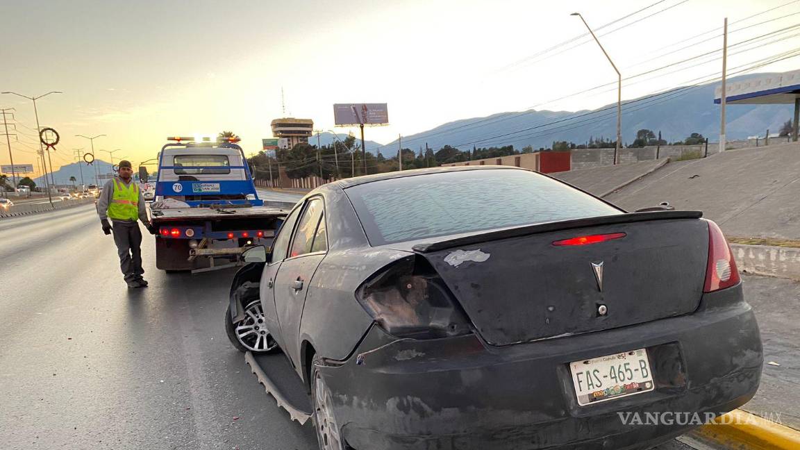 Accidentes en bulevar Fundadores de Saltillo provocan caos y cierre de ambos sentidos