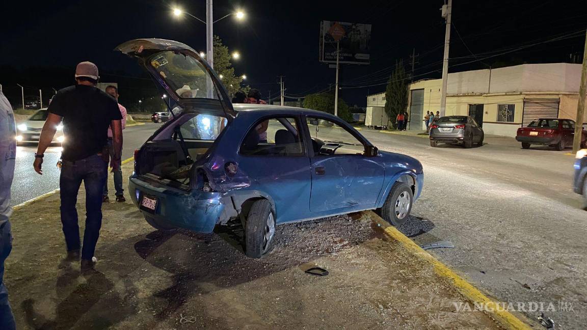 Saltillo: conductor confiesa a policías haber ingerido bebidas alcohólicas tras fuerte choque
