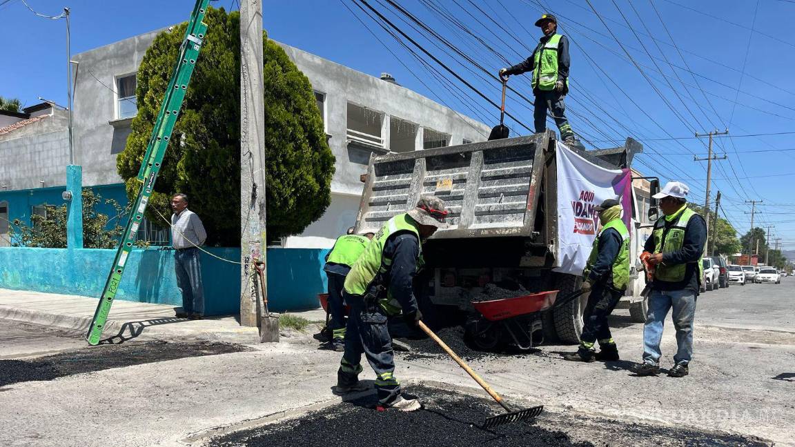 Más de 18 mil baches tapados y ocho puentes rehabilitados en Saltillo